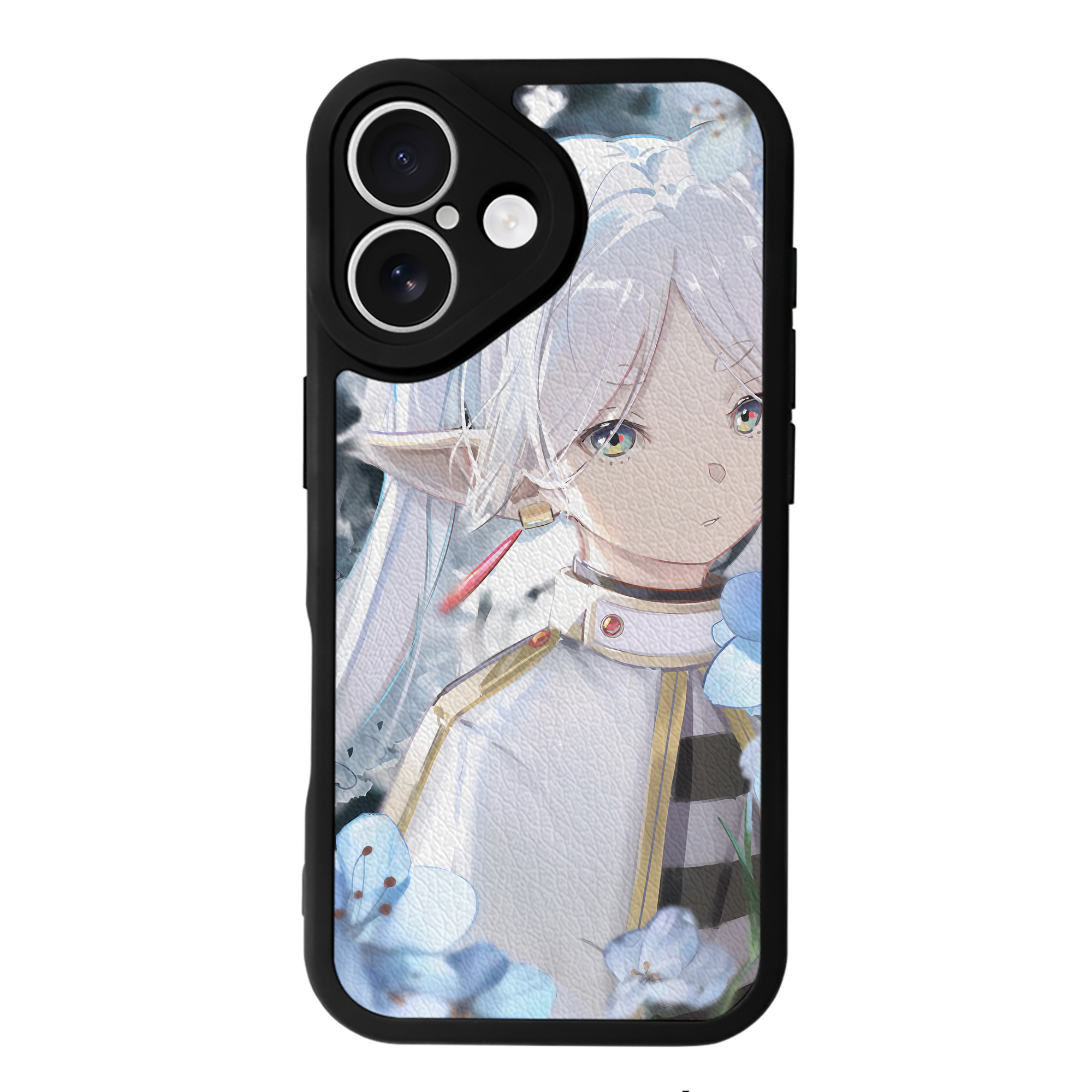 （画像用） 葬送のフリーレン Frieren 【iPhone 16シリーズ対応】シリコンスマホケース（レザー調） 材質：シリコン